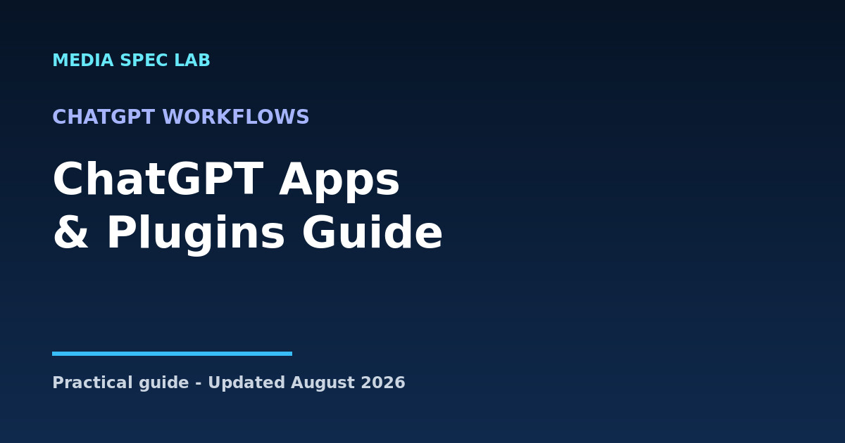 ChatGPT Apps and Plugins guide for 2026