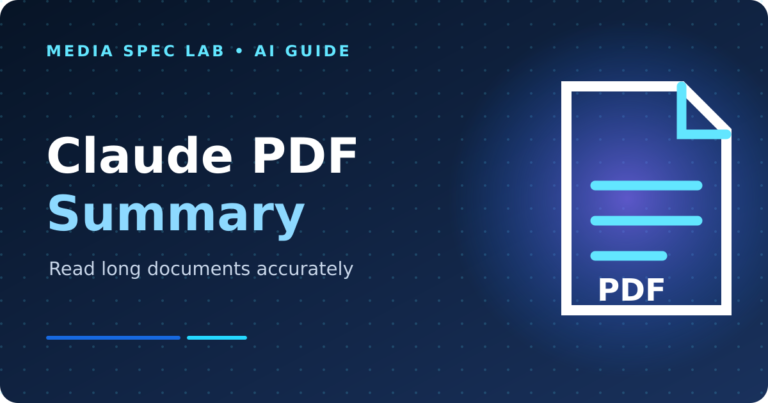 ClaudeでPDFを要約する方法【2026年版】