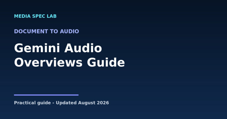 Gemini Audio Overviews guide
