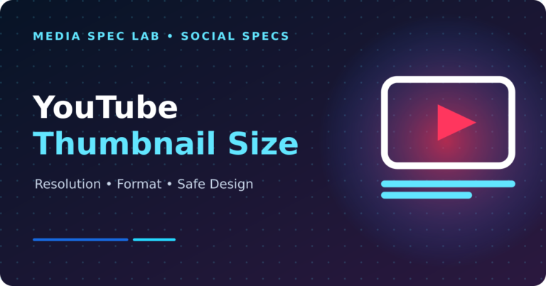 YouTube Thumbnail Size 2026