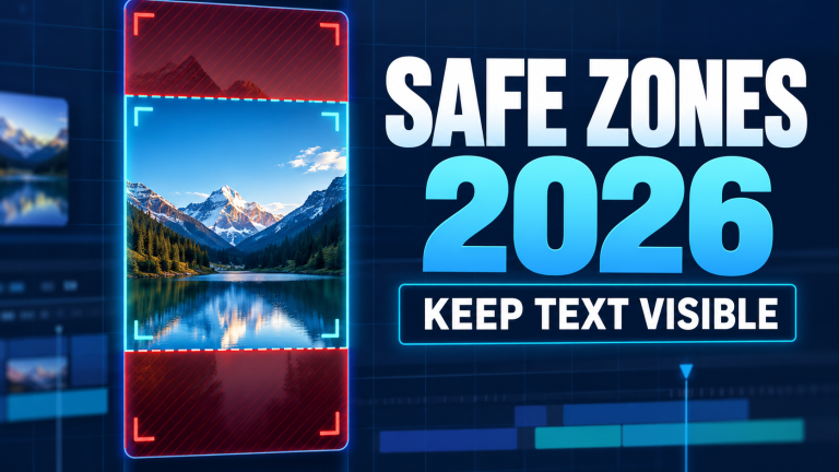 Social Media Safe Zones 2026: Keep Text Visible in Vertical Video
