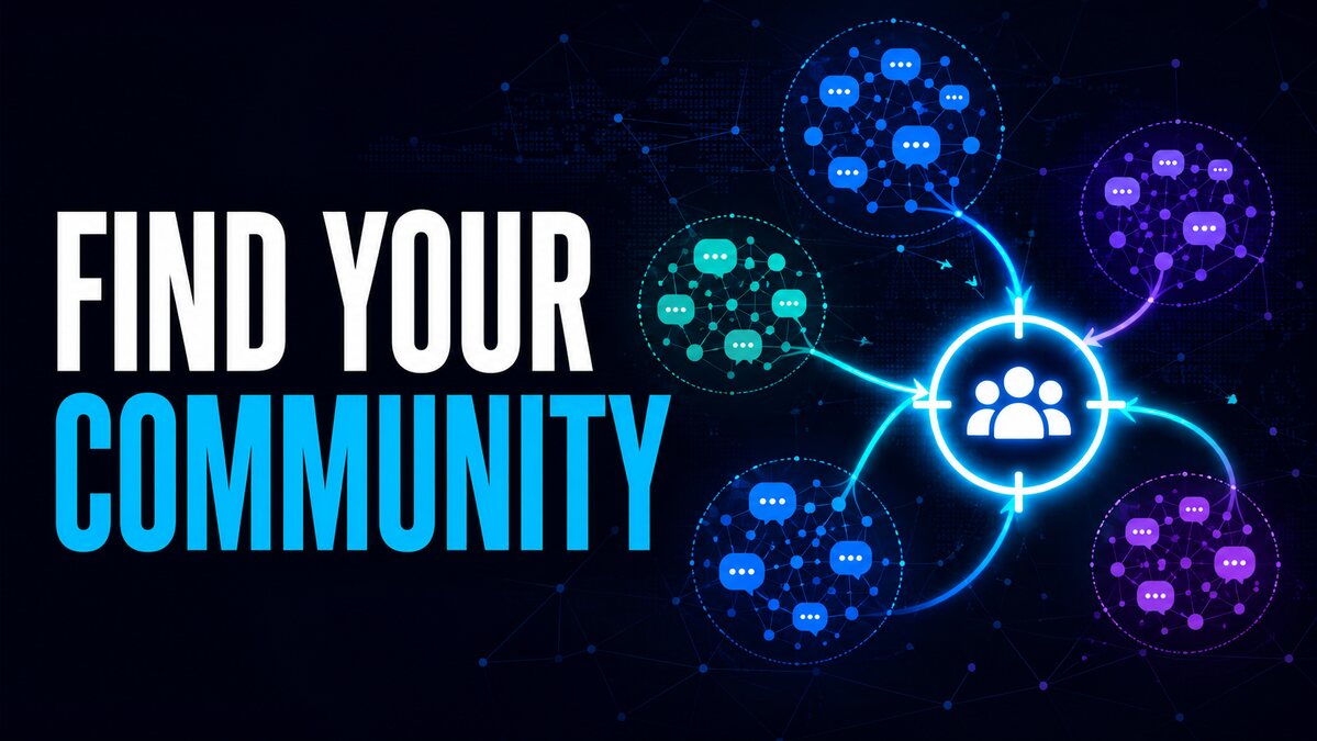 Threads Communities guide showing topic groups connecting to the right audience