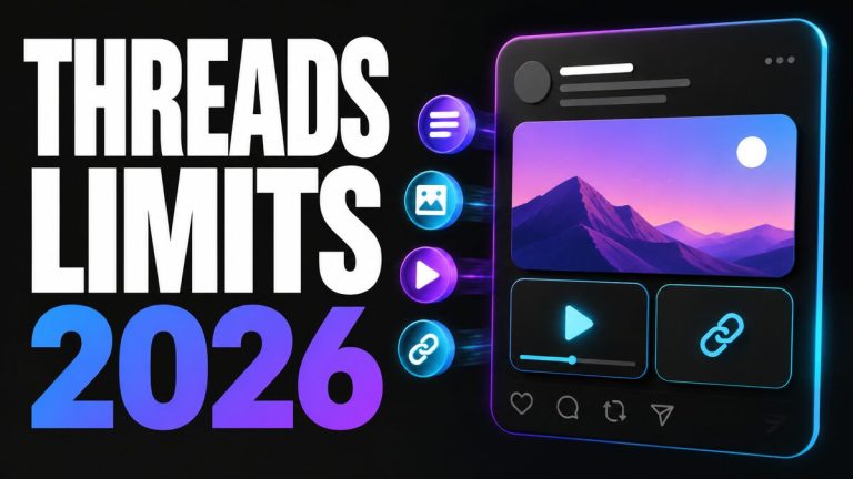 Threads post formats and limits 2026