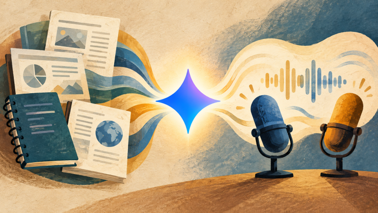 Gemini Audio Overviews: Turn Documents and Research Into a Podcast